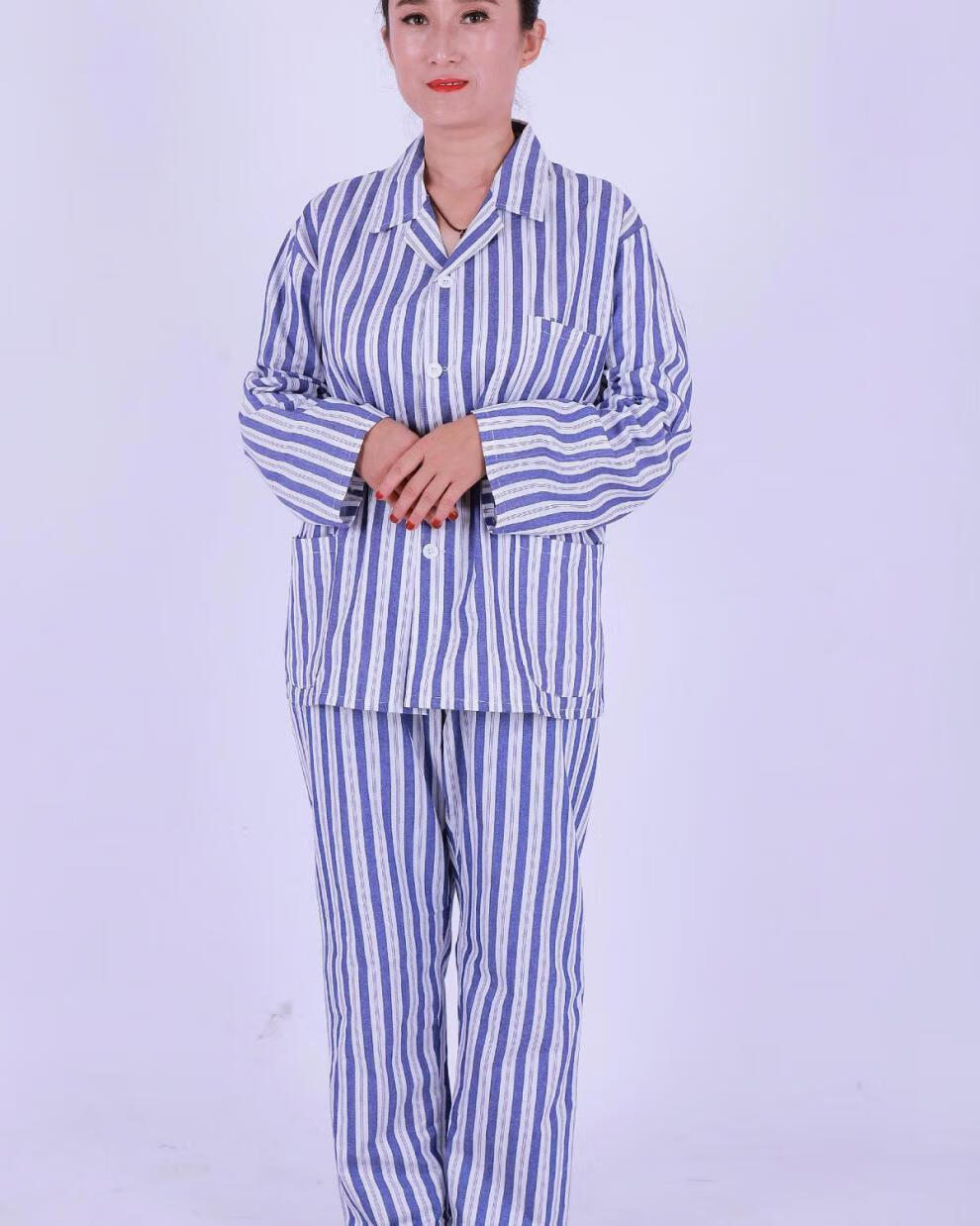 新款病号服病号服演出医院长袖男女病人员服睡衣住院患者护理套装大码