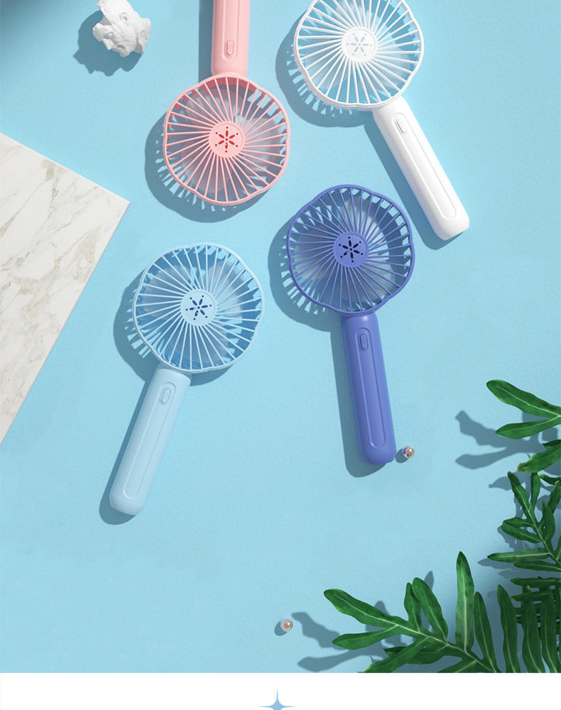 便携式移动小风扇usb小风扇学生上课静音手持迷你充电宿舍桌面随身