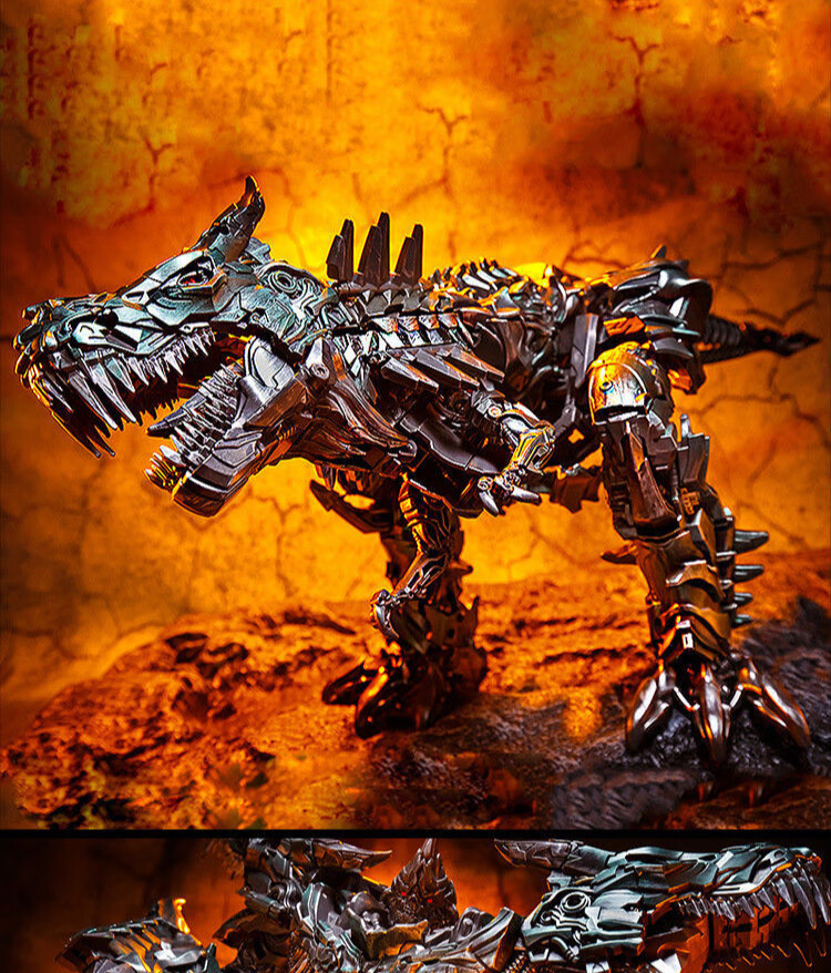 黑曼巴ls-05放大版远古领主ss恐龙变形玩具金刚电影模型男孩生日礼物