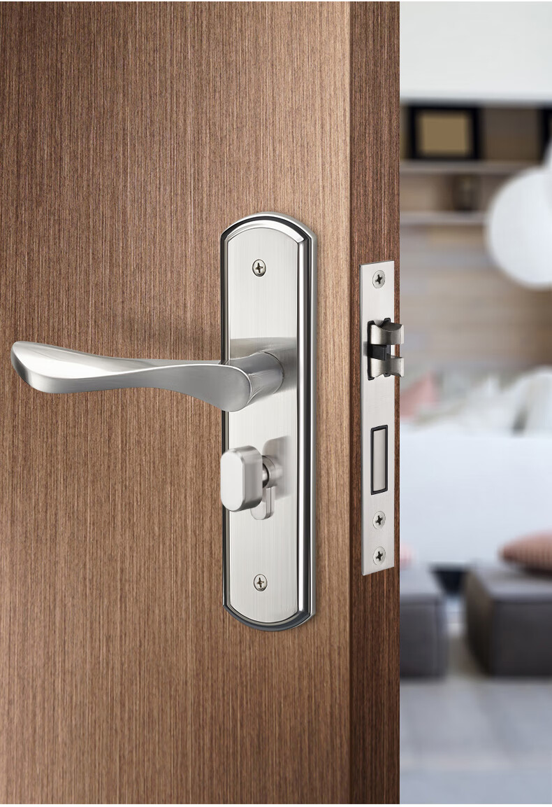 室内卧室房门锁小50卫生间实木门锁老式门把手换锁家用通用型锁具a款