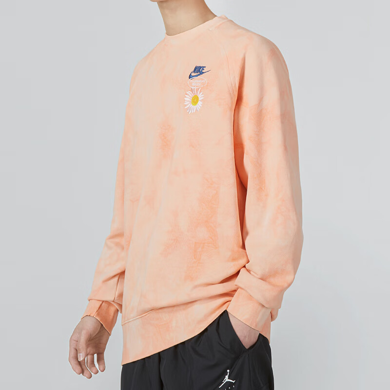 耐克(nike)nike耐克卫衣男装2022春季小雏菊扎染运动服套头衫dm5011