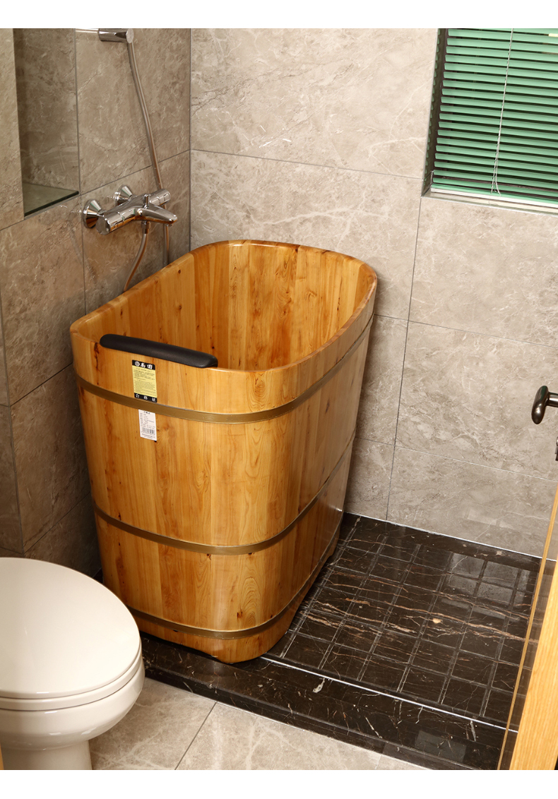 泡浴桶成人木桶尚田香柏木泡澡木桶浴桶家用实木深泡圆形成人洗澡沐桶