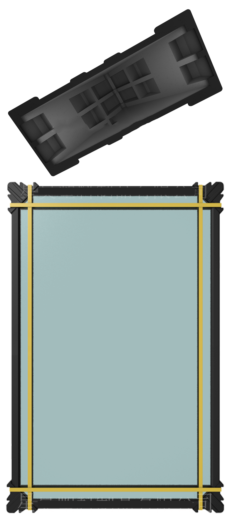 丞家(chengjia) 定制门窗运输钢化玻璃防护角中空玻璃护角内空