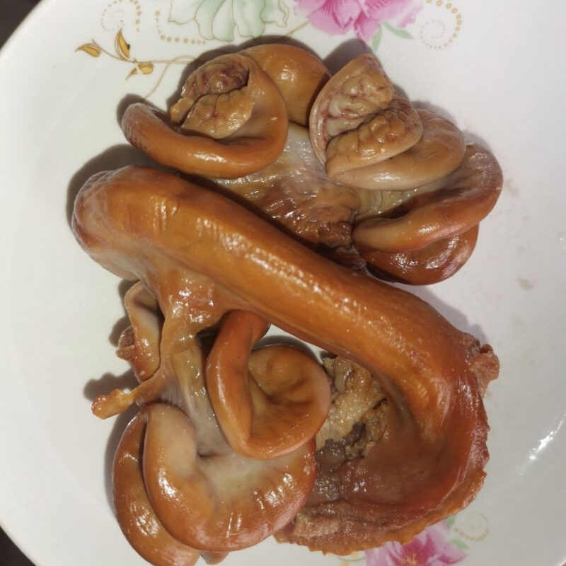 500g即食山东特产正宗烧烤猪窝子猪子宫猪花肠猪胎盘熟食零食