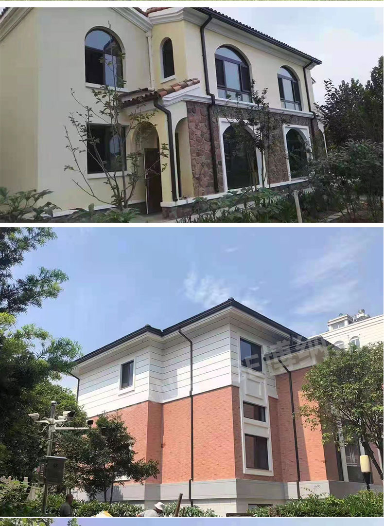 铝合金天沟雨水槽别墅屋檐成品檐沟檐槽水沟方形雨水管落水管天沟下水