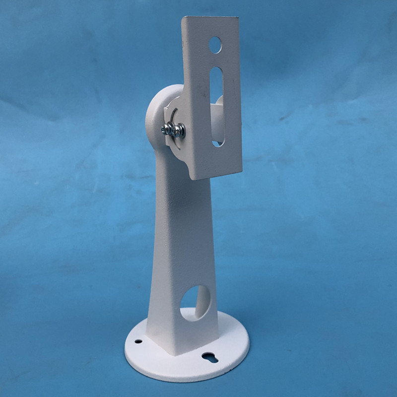 监控支架铝合金壁装摄像机室外藏线水万象鸭嘴头海康1298zj支架白色
