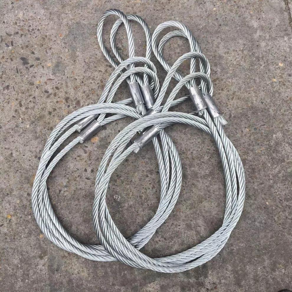 钢丝绳套管压制法图片