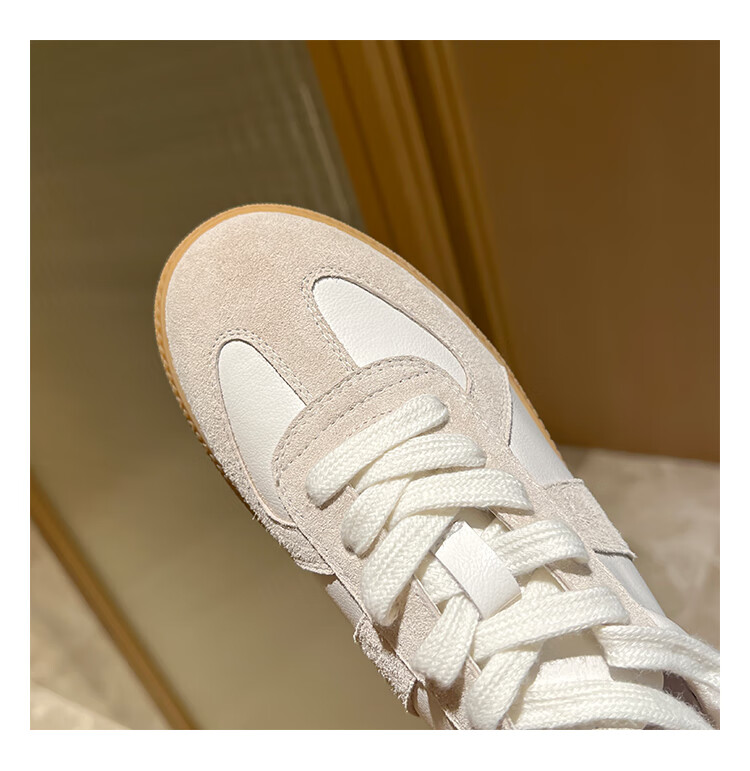 rockfish德训鞋 现货[大叔家]奶油芝士~德训鞋女新款休闲运动鞋小白鞋