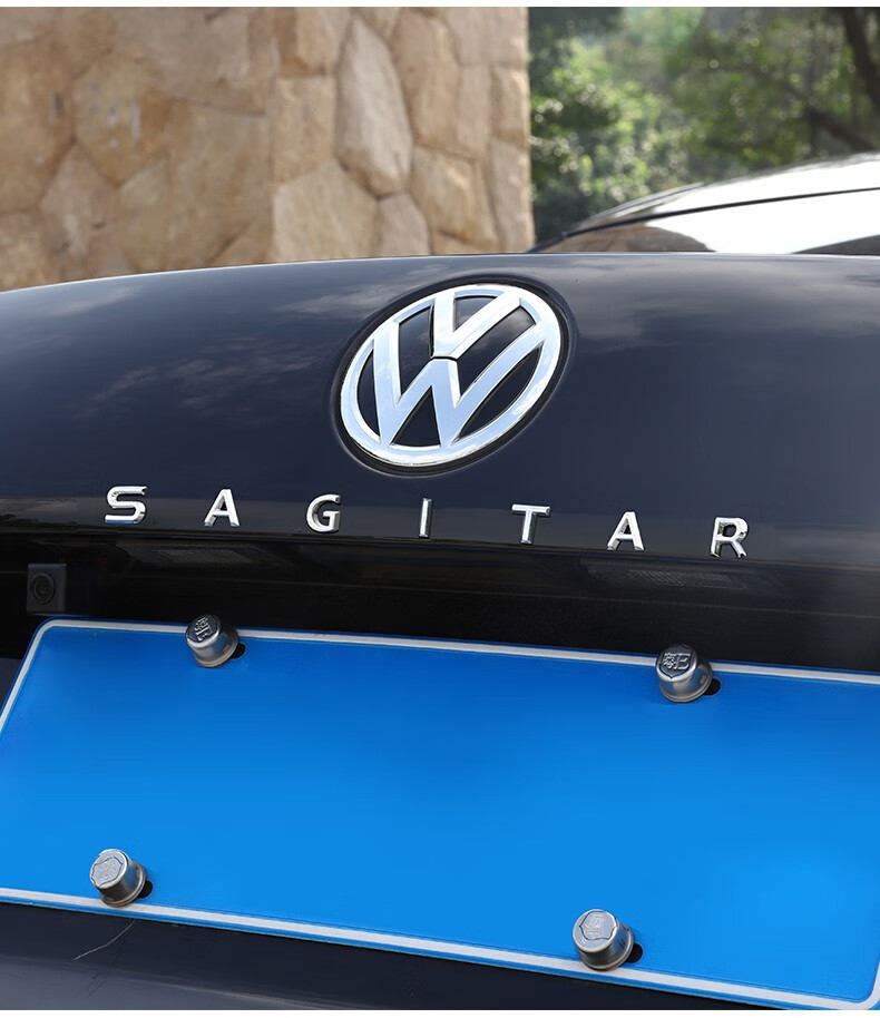 大众车标改装速腾专用字母车尾车标 sagitar汽车排量车标贴纸装饰