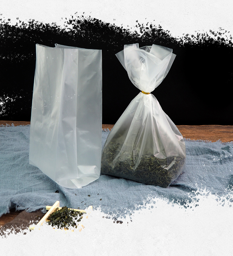 茶叶罐内膜袋透明包装袋薄膜内袋小袋子自封密封碧螺春半斤一斤装100