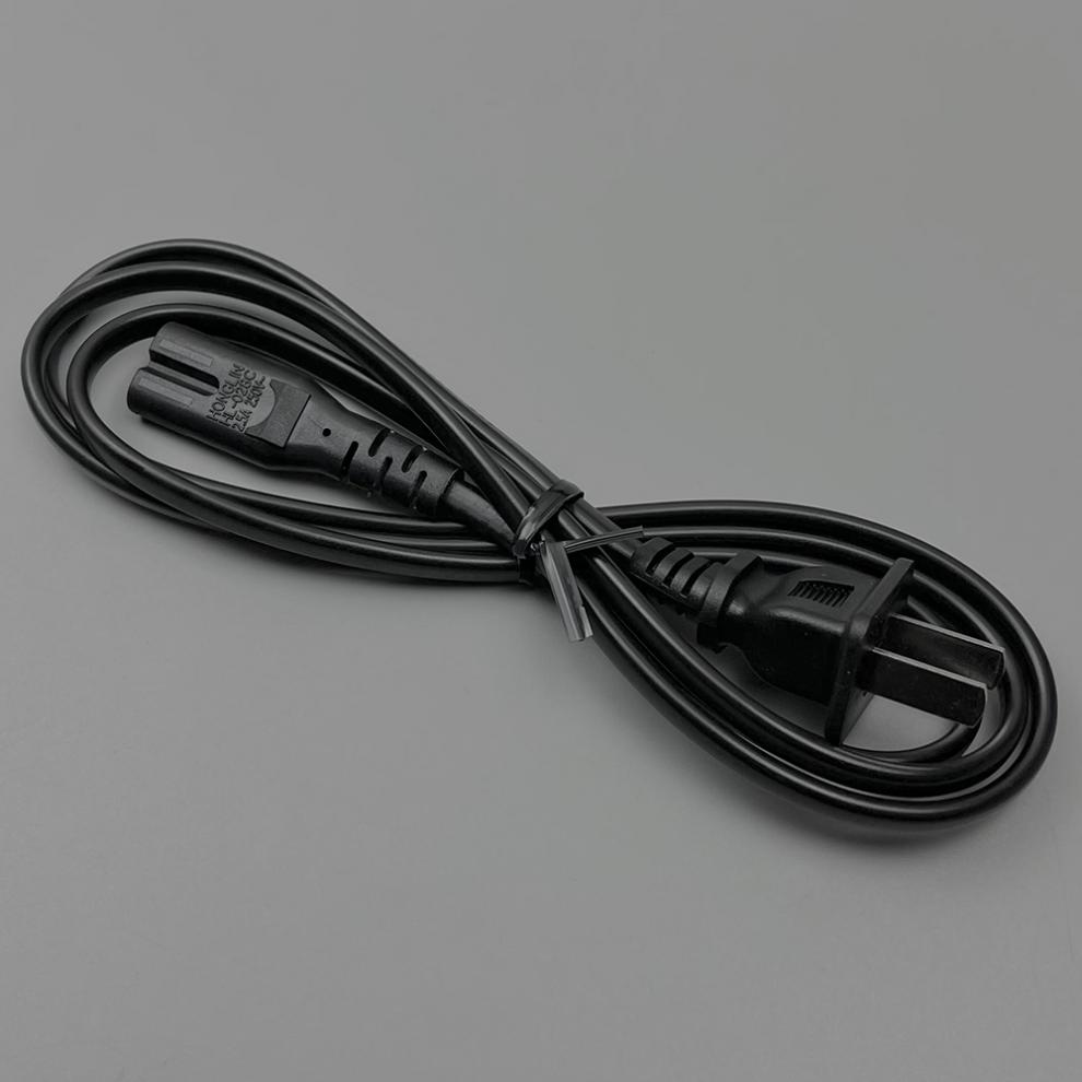 全新国内直插数码电子钢琴ac220v8字双孔电源线端口处连接线1.5米 两