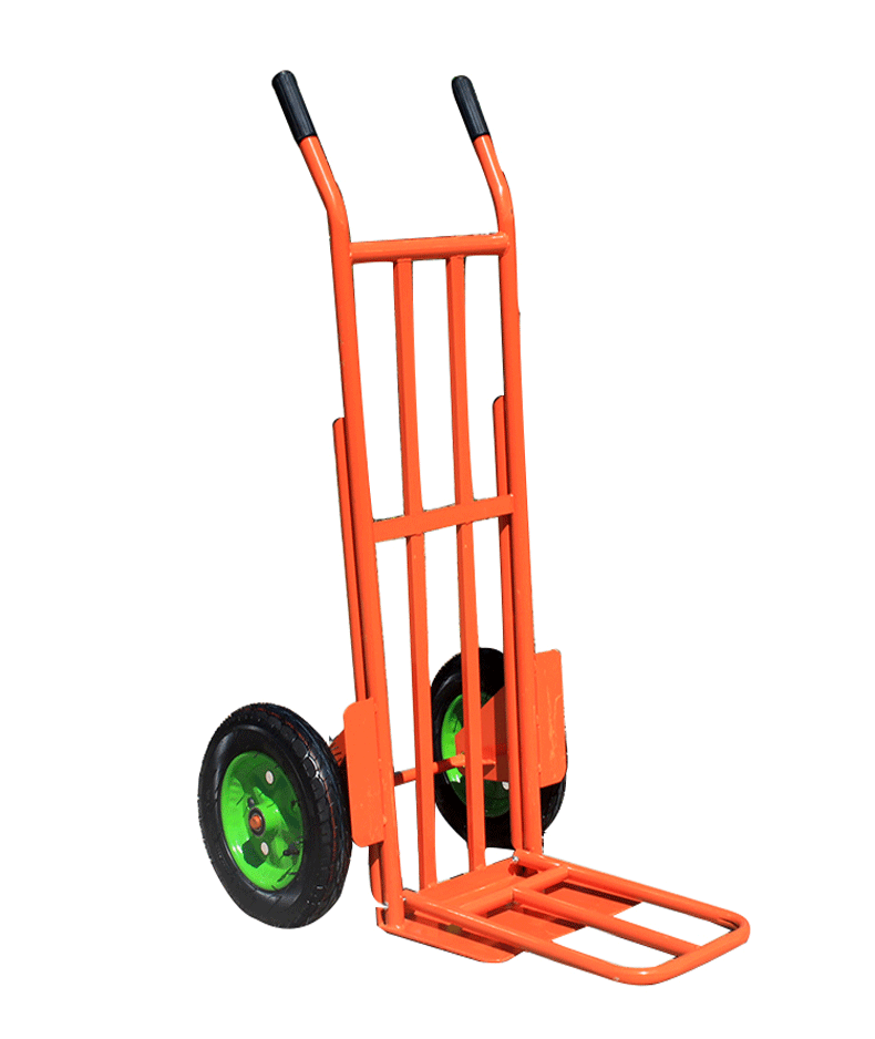 工地人力手推斗车劳动车农用两轮双轮园林拉货载货拖车大轮手推车推