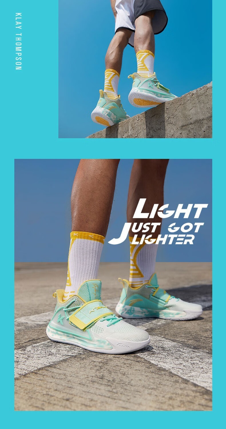 11预售】安踏男鞋篮球鞋男水花2代秋冬季新汤普森kt透气男鞋运动鞋