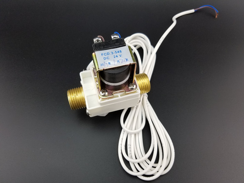 皇明太阳能热水器配件件自动上水阀专用有压直流12v24v电磁阀 12v