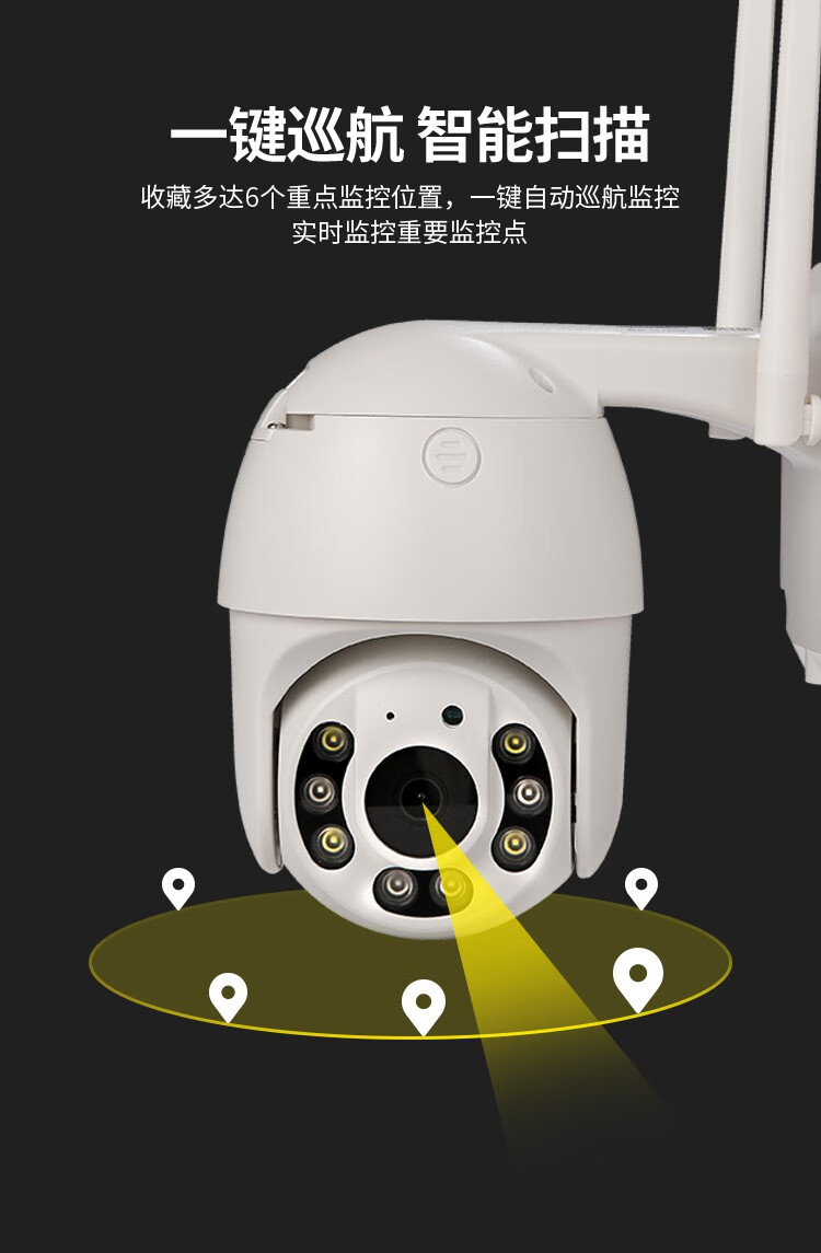 攝像頭帶內存卡監控可不用網絡家用連手機遠程視頻射向頭高清夜視戶外