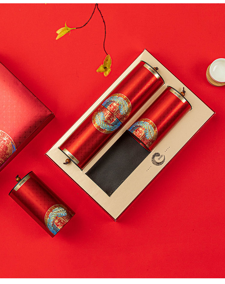 uhfv新款通用茶叶罐包装空礼盒金属密封罐红茶绿茶马口铁盒罐可定制