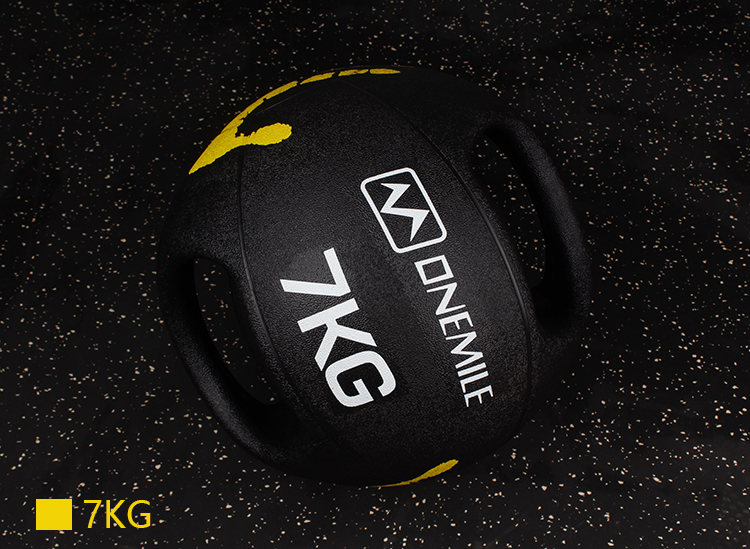 小米mi生态米家通用双耳药球medicineball橡胶实心药球双把手柄药球