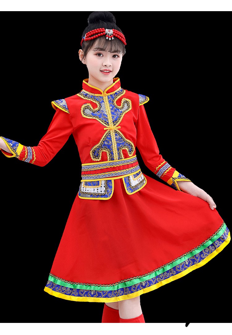 蒙古族小朋友服饰图片图片