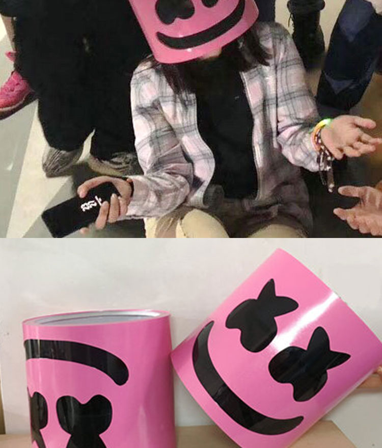 棉花糖头套marshmellotiesto头盔百大棉花糖dj头套音乐节酒吧互动气氛