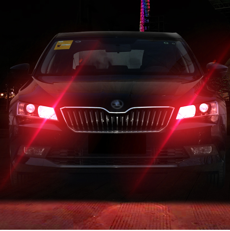 美酷驰适用13-18款斯柯达速派led示宽灯15小灯亮示廓灯行车小灯泡改装