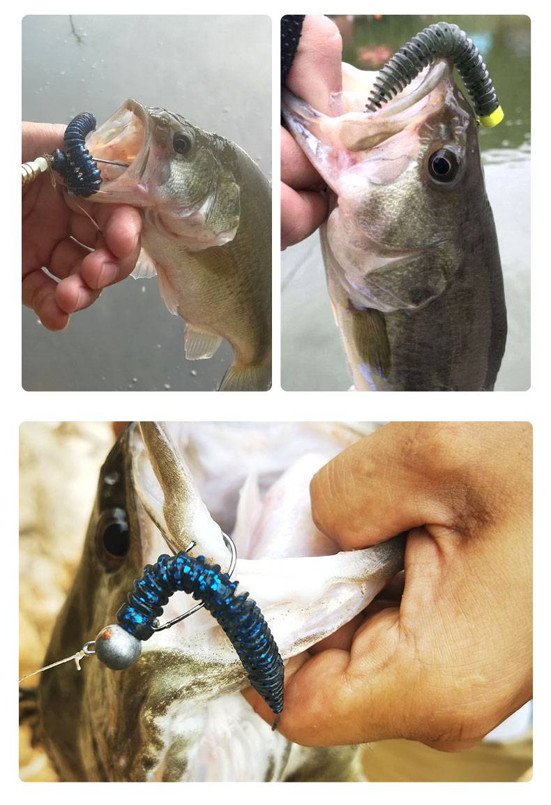 2022新款东鼎路亚软饵ned内德弹力t尾针尾浮水虾鲈鱼鳜鱼翘嘴黑坑倒钓