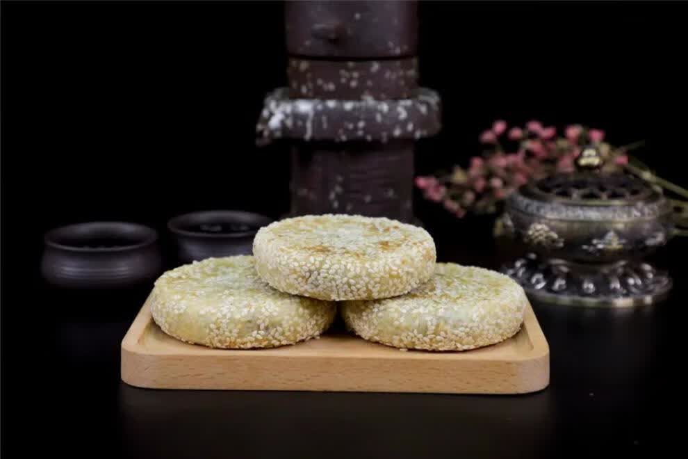 于都梓山麻饼 江西特产芝麻饼于都梓山麻饼赣州月饼老式手工传统糕点