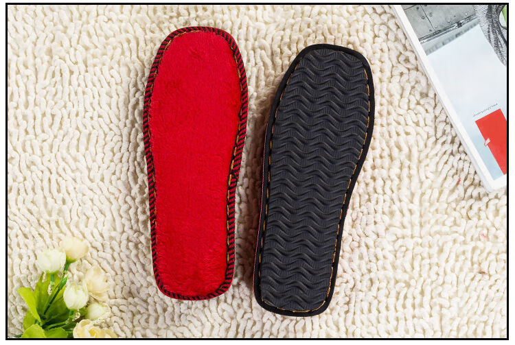 钩鞋的鞋底和毛线冬季橡胶毛绒面滑底泡沫毛线底居家手工毛线编织拖鞋