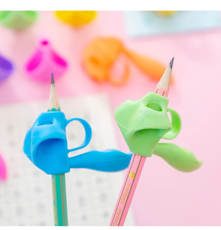 握笔器幼儿园初学者小学生控笔拿笔姿势纠正训练器 绿色五指定位