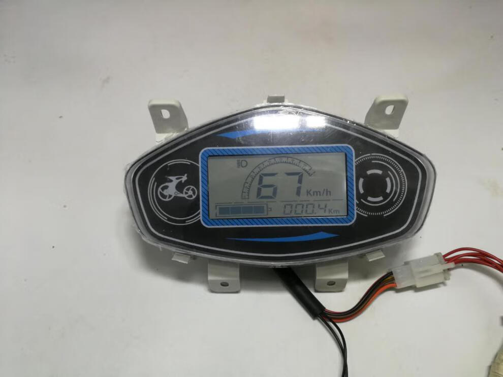 电动车仪表盘总成液晶仪表里程表48v60v72v通用一线通功能智能显示器