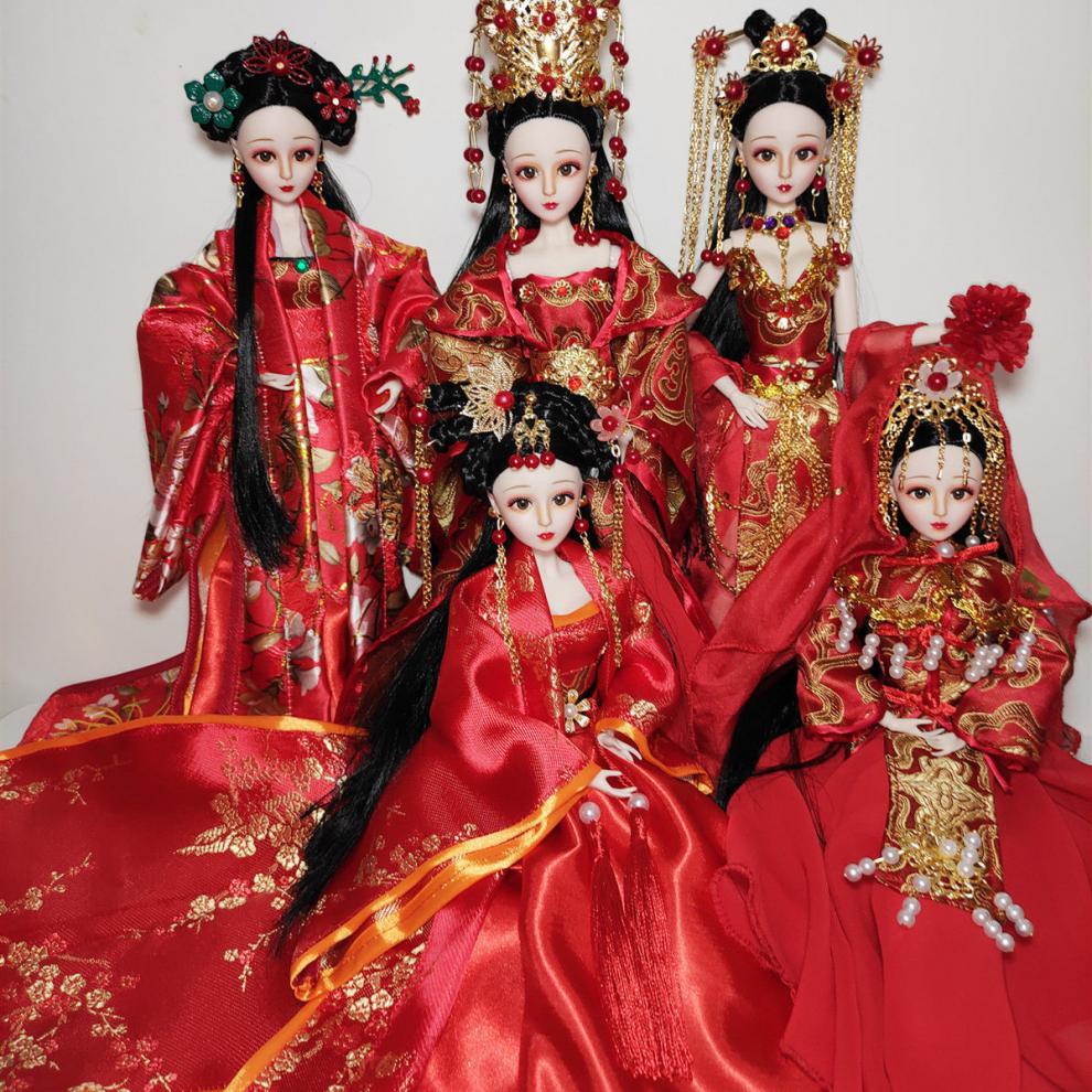 古装芭比娃娃30厘米古代娃娃女孩生日礼物换装洋娃娃玩具礼品套装