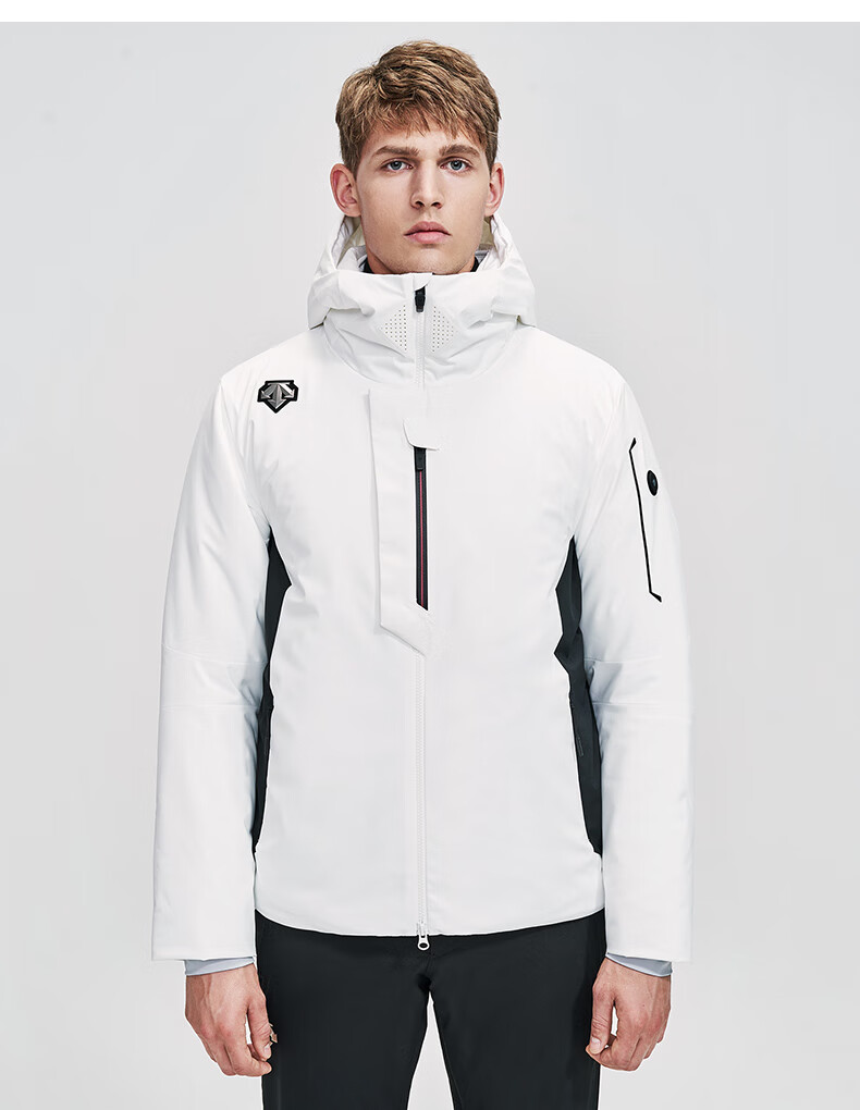 descente迪桑特skistyle男子充电加热保暖棉服d1431spd62黑色bkm170