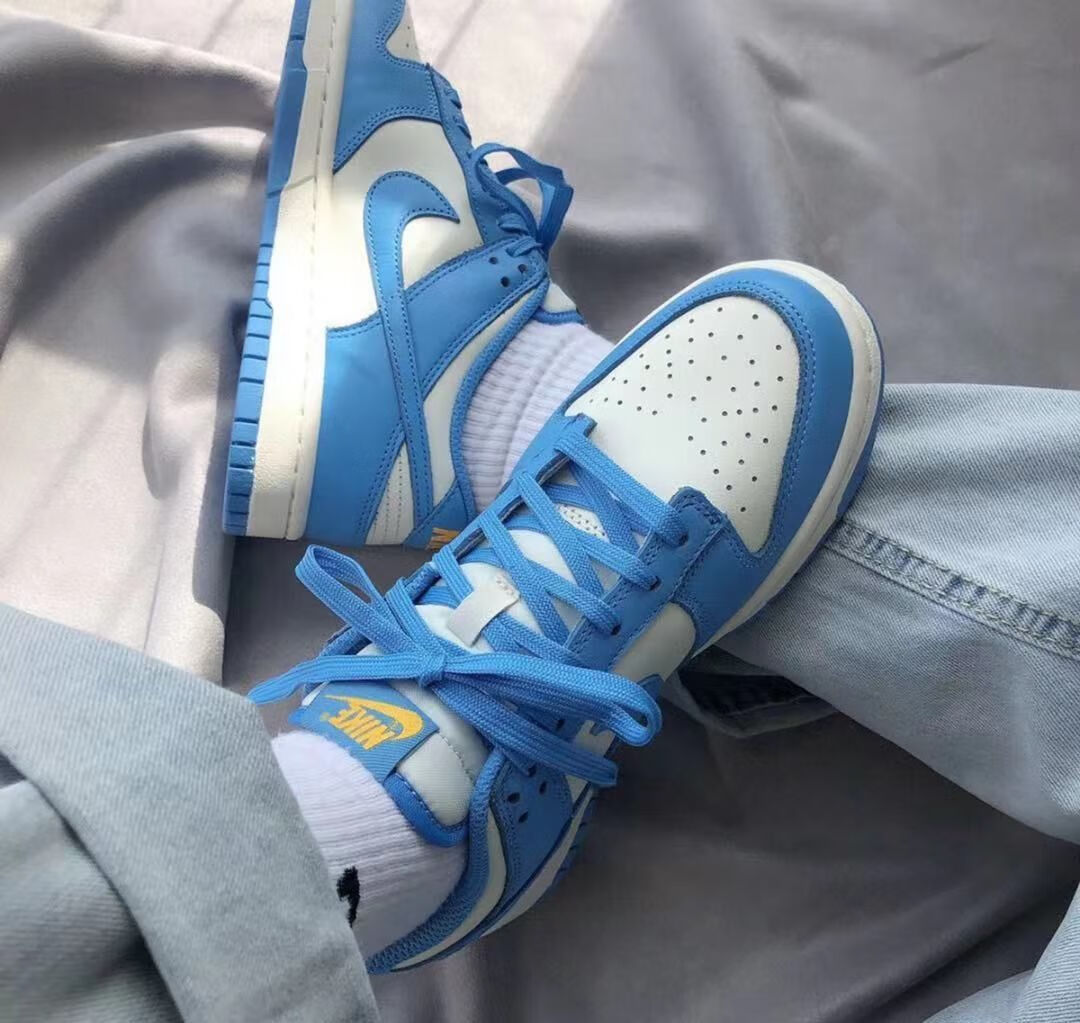 秋冬新款sbdunk北卡蓝黑白熊猫低帮男女鞋情侣休闲滑板鞋运动鞋北卡蓝