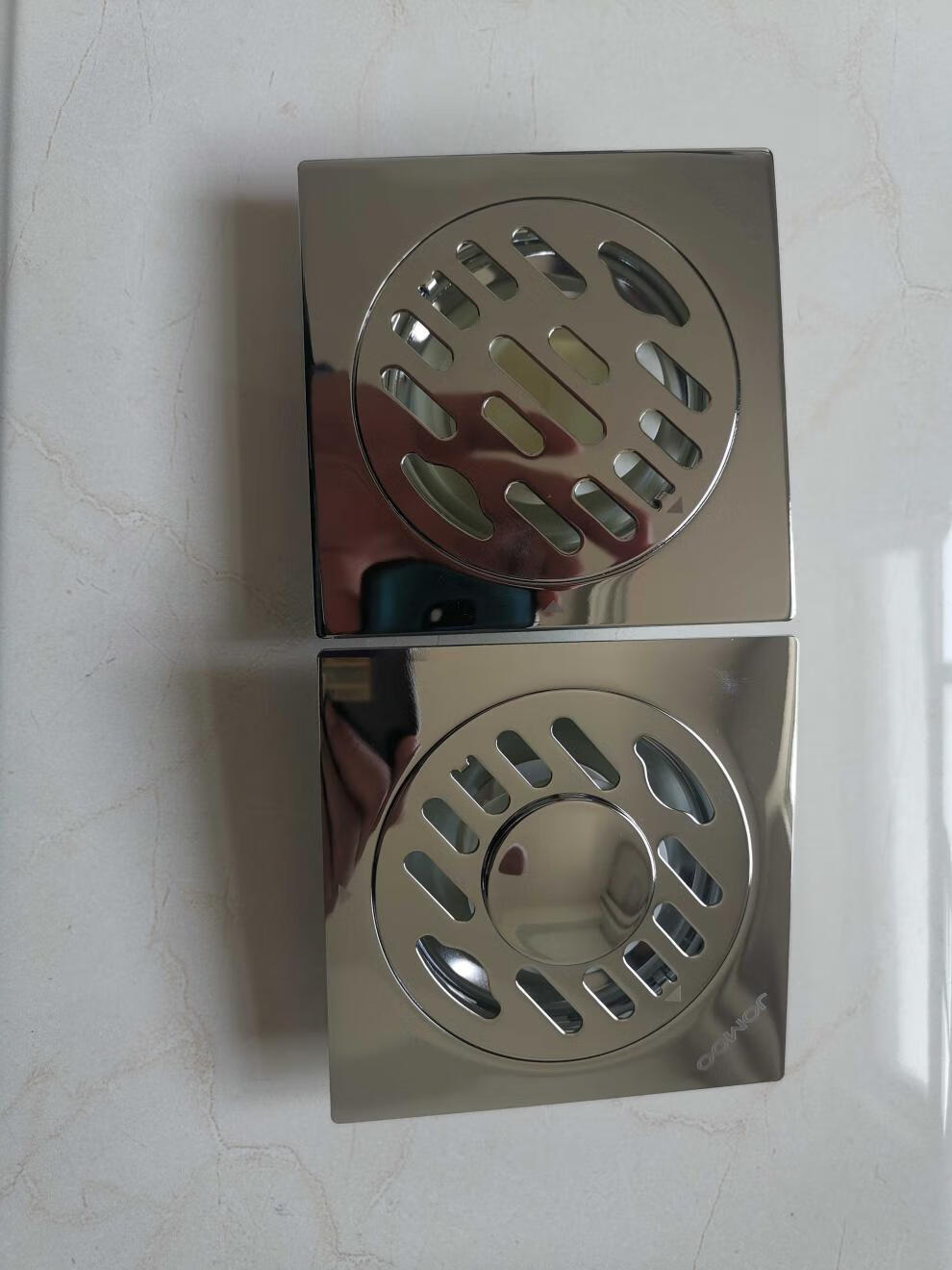 浦捷仕jomoy舒适地漏92053/92052下水防臭不锈钢地漏洗衣机地漏镀铬带