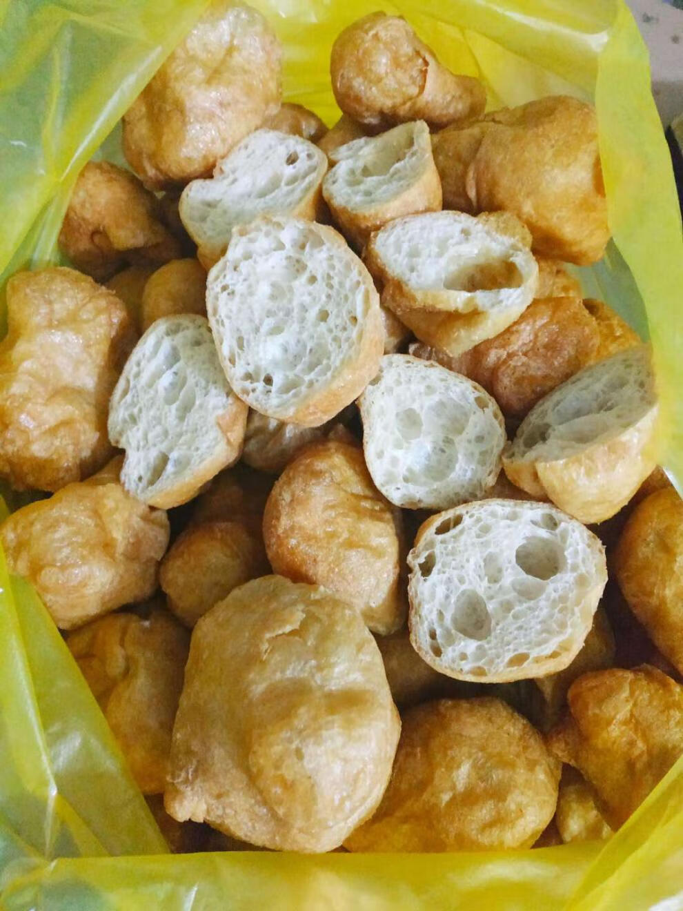 天津油面筋 牛杂专用面筋球港式牛杂食材 劲道耐煮面筋泡500g装 10斤