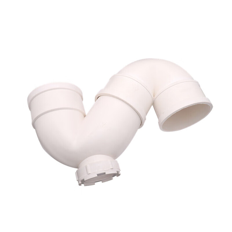 50下水管反水弯管件pvc排水管件50 75 110pvc下水管配件直接弯头三通p