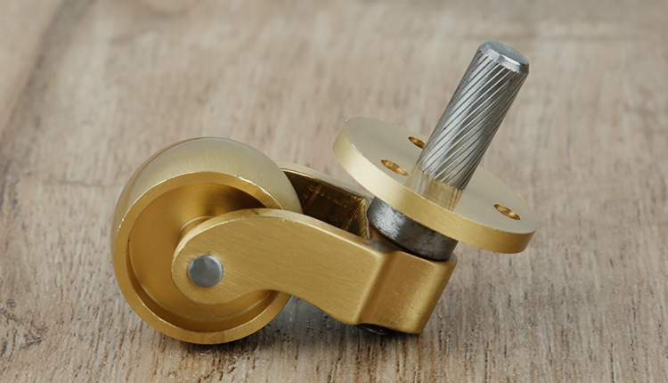 首力纯铜重型家具脚轮电脑办公椅沙发钢琴三寸万向轮轱辘滑轮子滚轮轮