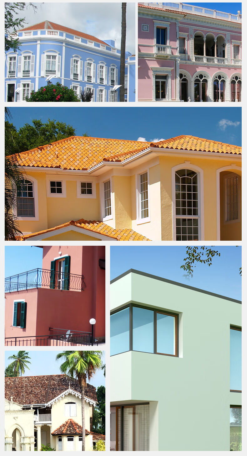 漆料墙面涂料外墙漆乳胶漆室外用户外自刷防水防晒耐久油漆白色外墙