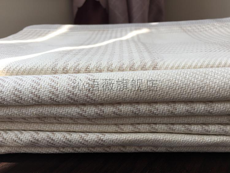 凉意纯天然亚麻凉席亚麻凉席三件套单双人加厚天然亚麻席子床单婴儿