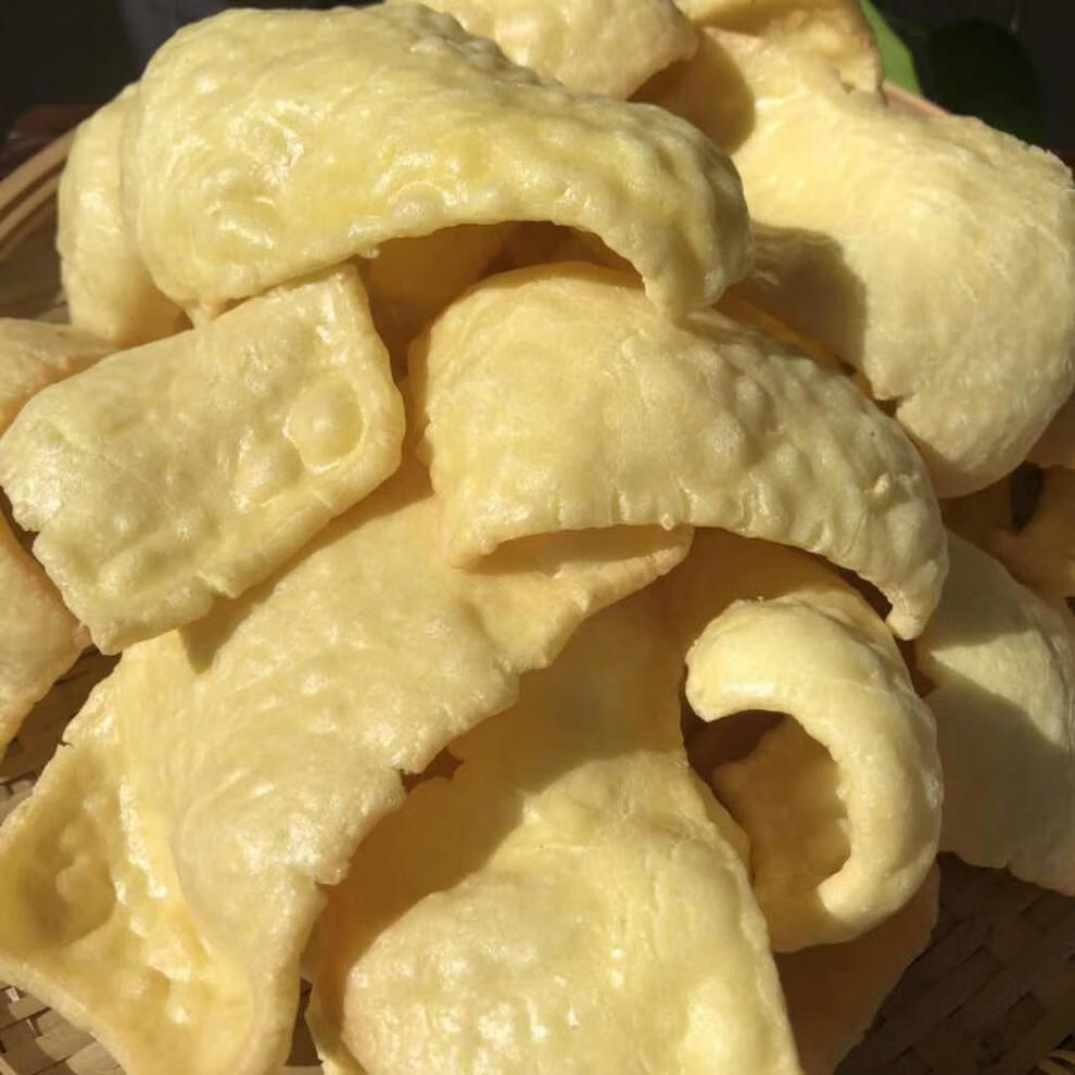 江西赣南特产沙炒厚烫皮龙南信丰定南安远地方小吃香脆酥韭菜无辣1斤