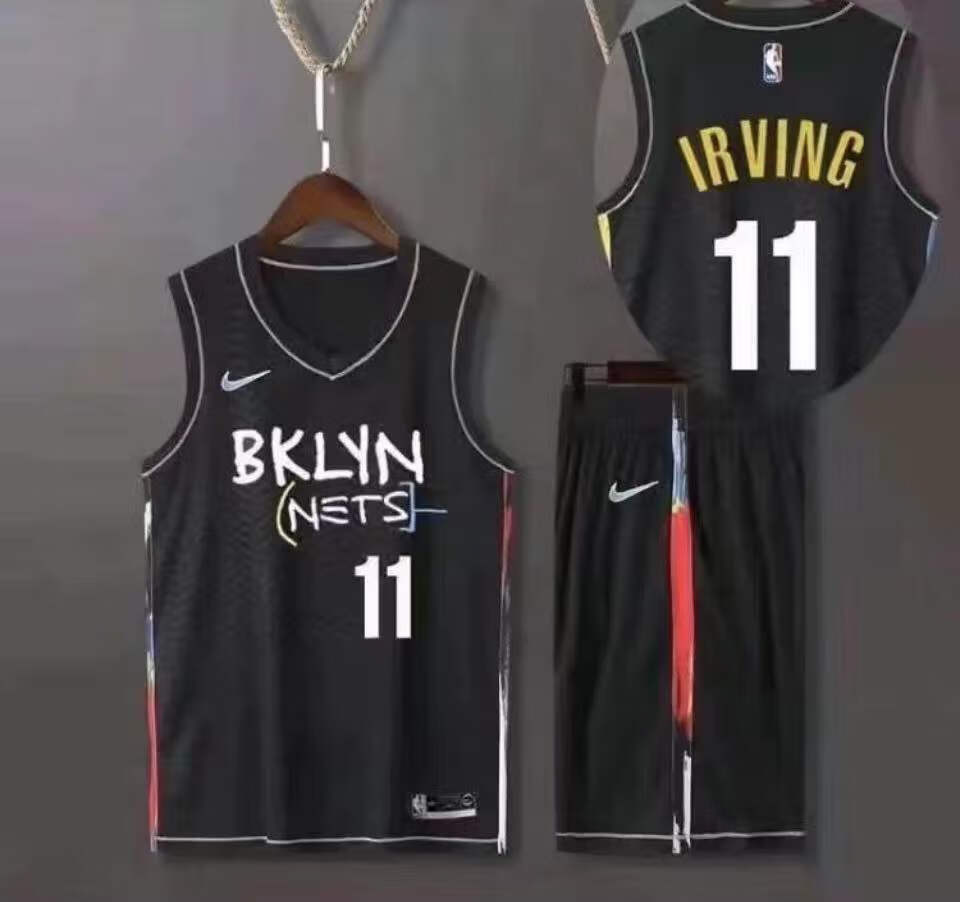 bolanhupo 篮网队球衣11号篮球服训练服哈登13杜兰特城市版男女定制