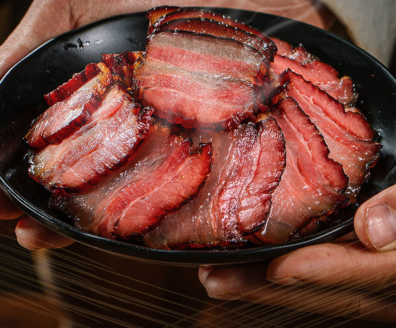 四川腊肉正宗川味农家制作特产腊肉土猪肉烟熏麻辣五花肉批发后腿腊肉
