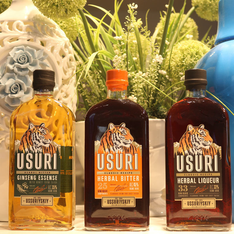 原装俄罗斯虎头酒俄罗斯原装进口500ml瓶多规格虎头牌强酊酒草酊酒蜜