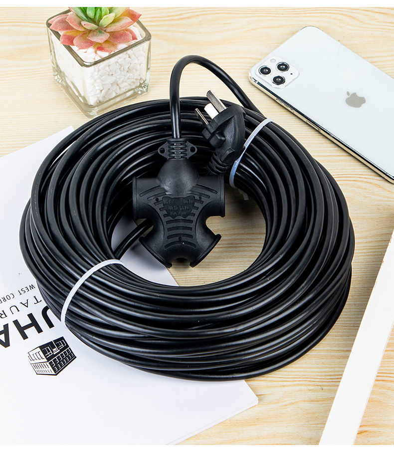 多功能电源电动车充电防爆地拖插座延长线拖接线板排插带线转换器10