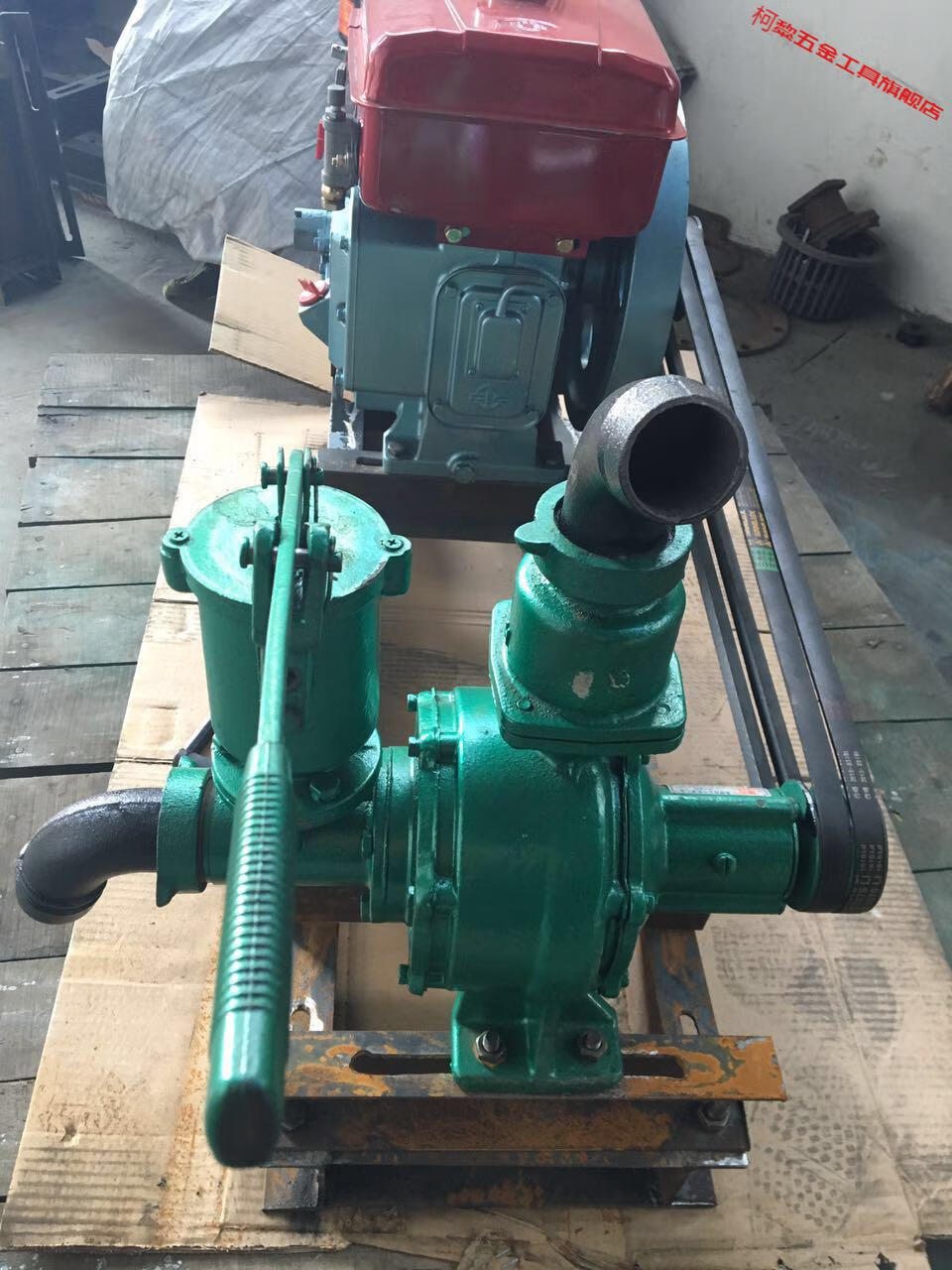 双叶轮手压拖泵高扬程大流量水泵农用离心泵抽水果园农田灌溉预售定制