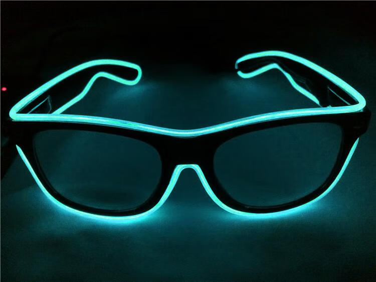 赛博朋克 新款led发光眼镜cos夜店酒吧音乐节dj派对聚会男女通用装饰