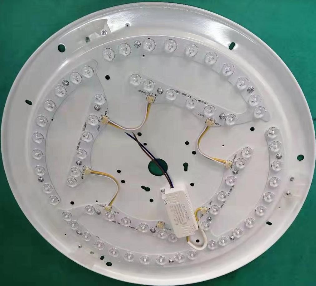 yujue通用雷士led吸顶灯盘圆形风扇通用贴片光源卧室灯泡灯珠磁铁吸附