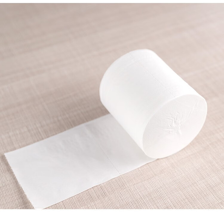 丽姿卷纸丽姿原生木浆卫生纸家用实惠装无芯手纸厕纸1700克12卷