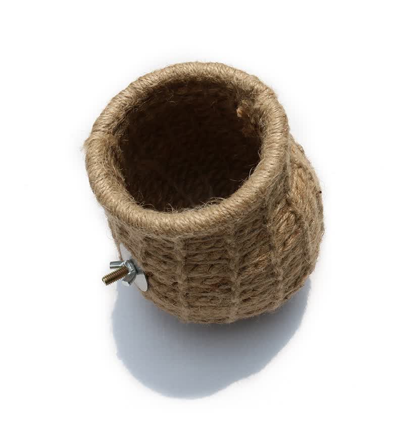 鲲煊 鹦鹉用品鸟类手编窝巢仓鼠松鼠保暖窝棉绳麻绳吊巢窝鸟笼 麻绳