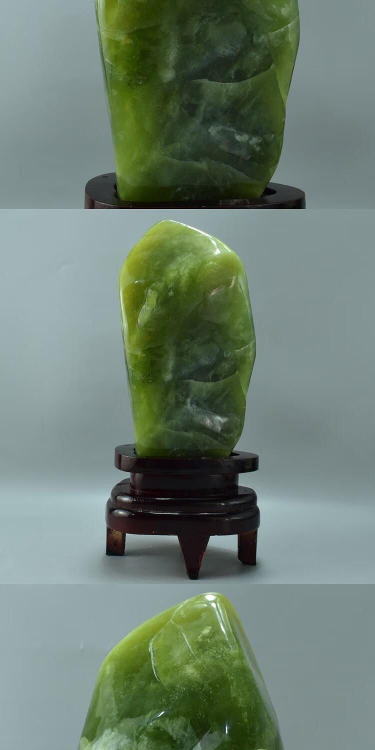 辽宁岫玉摆件岫玉摆件天然辽宁岫岩玉山水雕件珠宝奇石原石风水工艺