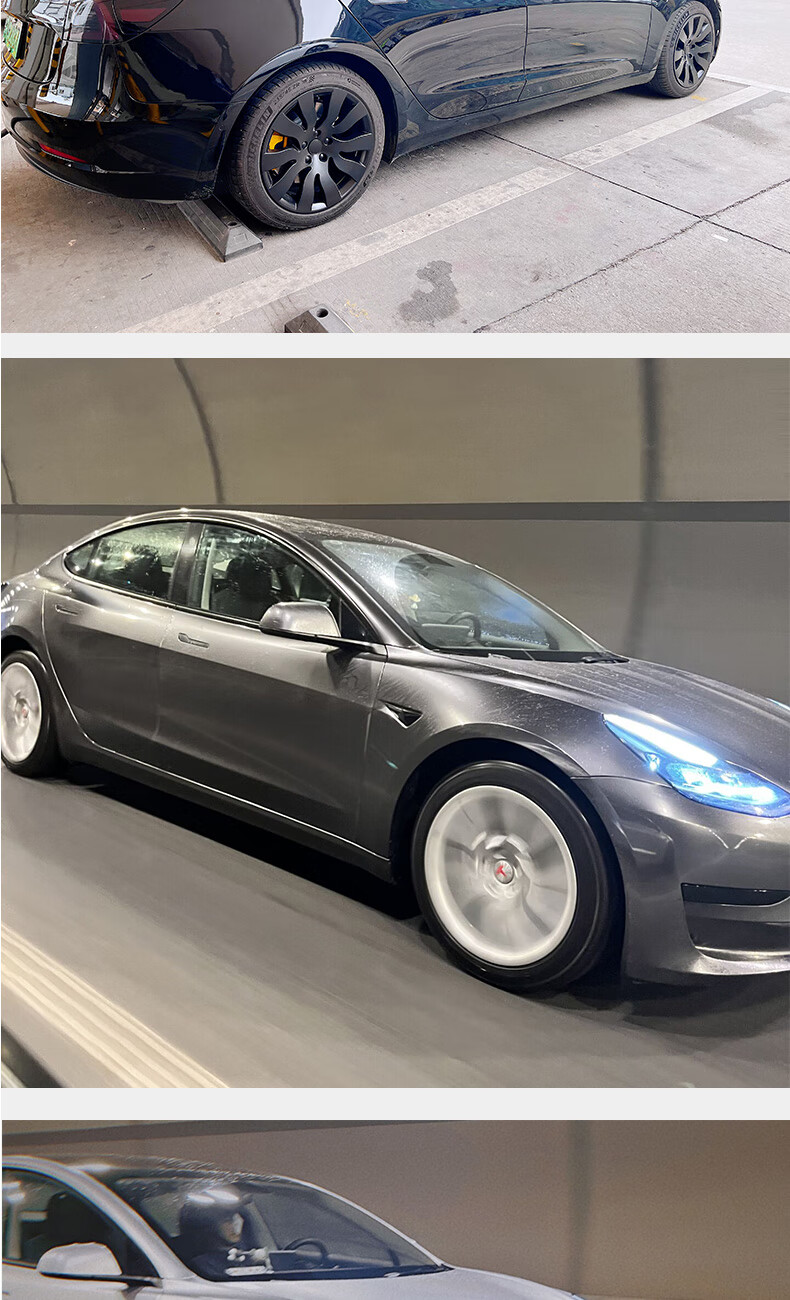 适用于特斯拉model3/y轮毂盖 原装model318寸轮毂罩改装配件teslahub